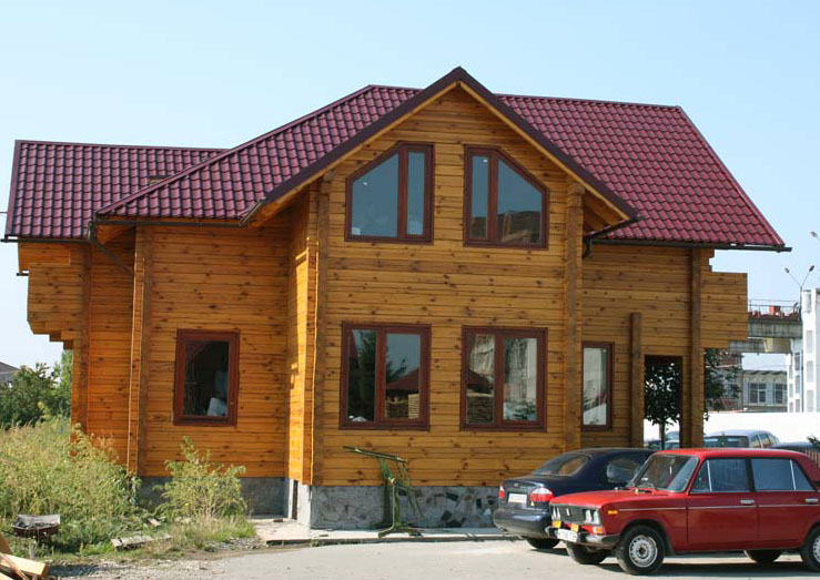 будинок з профільного бруса
