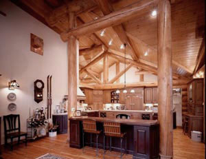 будинки з дикого брусу